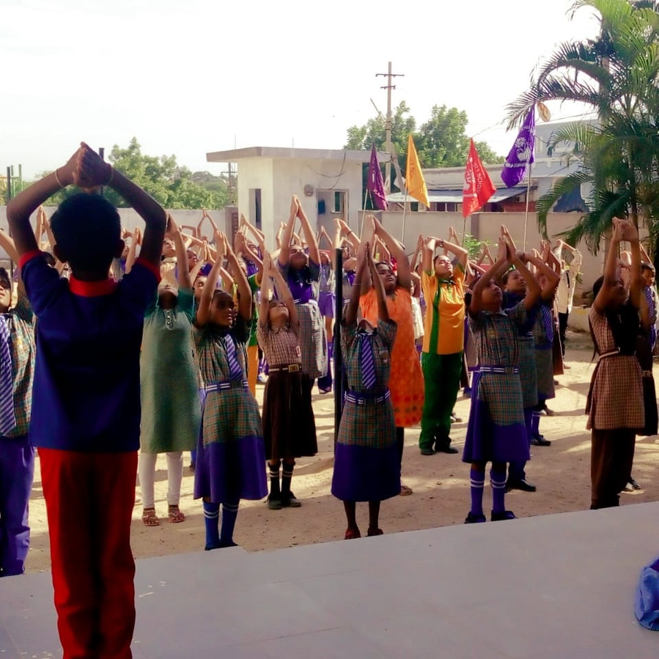 Yoga Day at Geentajali School