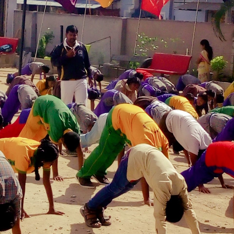 Yoga Day at Geentajali School